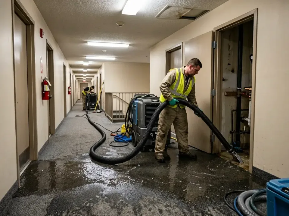 multi-unit-apartment-hallway-f-005 — frequently asked questions, Emergency Burst Pipe Water Extraction & Removal in Charlott…